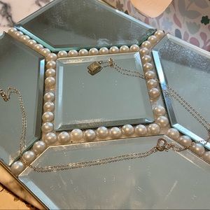 Miranda Frye Bezel set CZ Gold Stephanie necklace